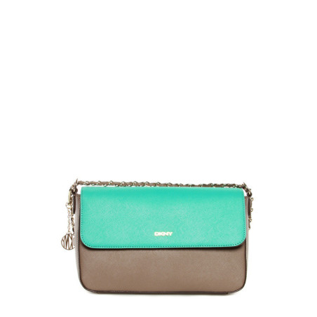 Shoulder bag DKNY green-grey